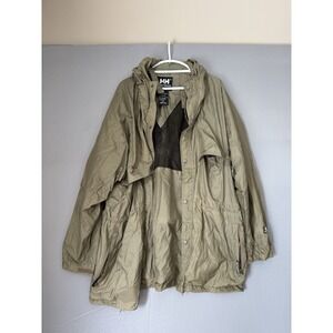 Helly Hansen Westport Light Hooded Windbreaker Jacket Coat Men's XL Taupe Nylon